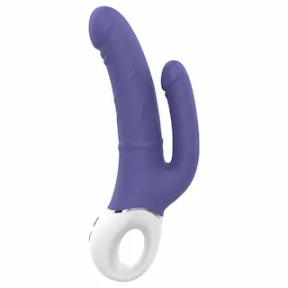 Dreamtoys Essentials – dvojitý vibrátor (fialový)