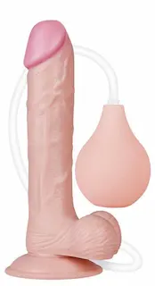 9“ Squirt Extreme Dildo Flesh
