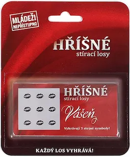 Albi Hříšné stírací losy Vášeň