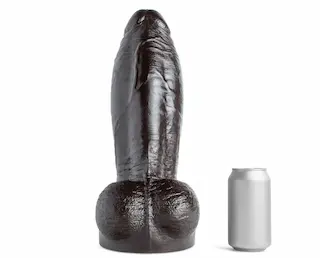 Mr. Hankey’s Toys Atlas XXXL, prémiové silikonové dildo s Vac-U-Lock 36,5 x 9,4–11,6 cm