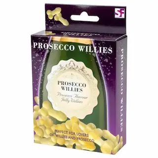 Prosecco Willies – želé v podobě penisů s příchutí prosecca (120 g)