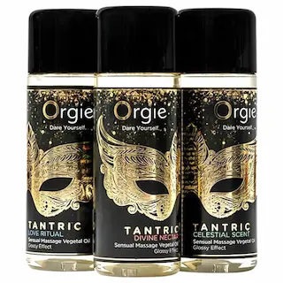 Orgie Tantric – sada smyslných masážních olejů – 3×30 ml