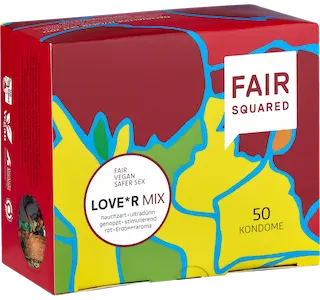 Fair Squared Single: Love*r Mix condoms 50 pcs