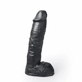 HUNG System Mickey Black, černé dildo 24 x 5,4 cm