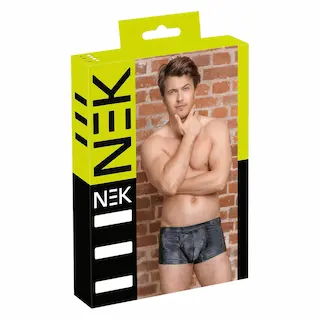 NEK – boxerky s hadím vzorem (černé)
