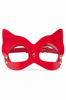 KINKY DIVA KOČIČÍ MASKA ČERVENÁ