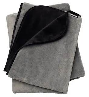 Přehoz Faux Fur Fascinator šedý/černý