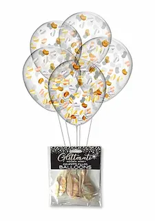 Little Genie Productions Glitterati Boobie Confetti Balloons