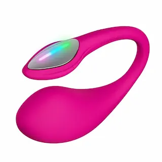 Lovense Lush 4 – Powerful App-controlled Wearable G-spot Egg Vibrator – Pink