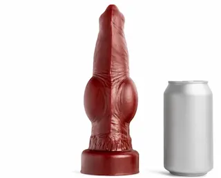 Mr. Hankey’s Toys Dog Dildo Small, prémiové silikonové dildo s Vac-U-Lock 22,2 x 3,3–7,4 cm