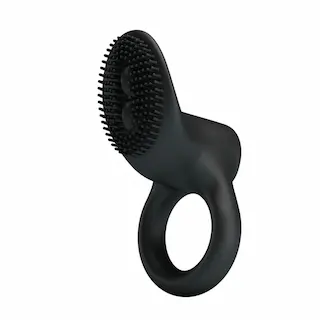 Vibrační kroužek na penis Cobra Černý