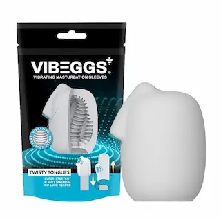 VIBEGGS Twisty Tongues vibrační masturbátor