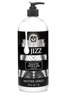 Master Series Jizz Unscented 1000 ml, lubrikant na vodní bázi s konzistencí spermatu