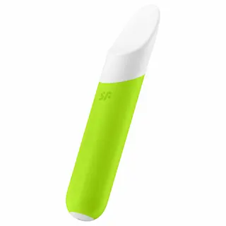 Satisfyer Ultra Power Bullet 7 – vodotěsný klitorisový vibrátor (zelený)