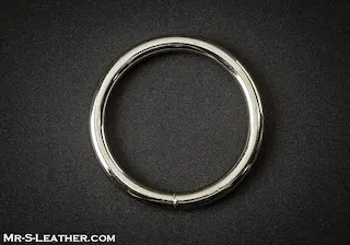 Mr. S Leather Metal O Cock Ring 2.25″, O-ring pro strap-on postroje