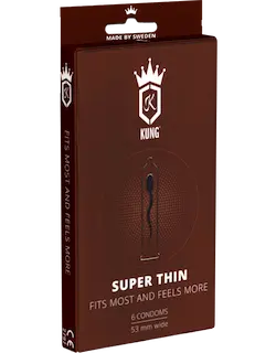 Kung Single: Super Thin, 6 super thin condoms