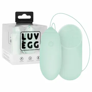 LUV EGG – nositelné akumulátorové rádiové vibrační vajíčko (zelené)