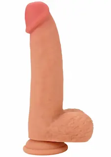 Hidden Desire Inferno 20 cm 20703-SKIN, silikonové dildo s přísavkou