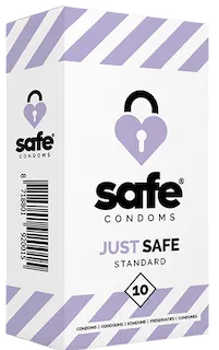 SAFE – Condoms with Silicone-Based Lubricant Standard 10 pcs