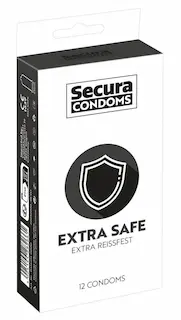 Secura Extra Safe – zesílené kondomy (12 ks)