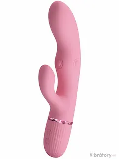 Vibrátor s králíčkem a pulzací Zach