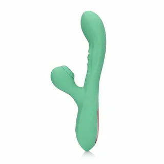 Pulzní vlny a vibrující jazýček Rabbit Vibrátor – Blue Grass