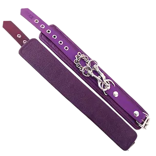 ROUGE Leather Wrist Cuffs Purple
