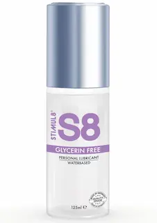Stimul8 Glycerin Free 125 ml, lubrikant na vodní bázi bez obsahu glycerinu