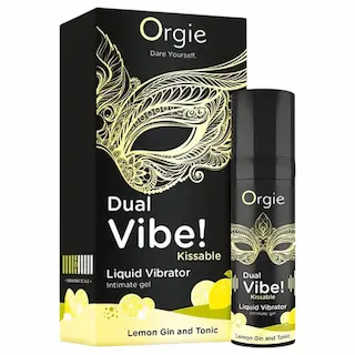 Orgie Dual Vibe – unisex tekutý vibrátor – Gin Tonic (15 ml)
