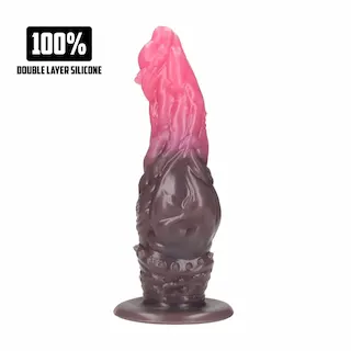 Ouch! Fiction Cocks Hellspawn, silikonové dildo s přísavkou 19,5 x 2,9–6,4 cm