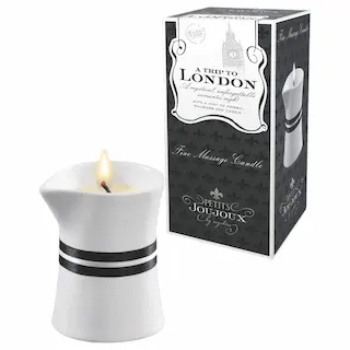 Petits Joujoux London – masážní svíčka – rebarbora a ambra – 120 ml