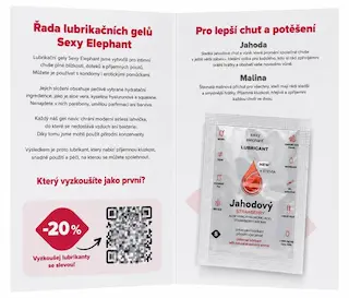 Vzorky lubrikačních gelů Sexy Elephant (6 ks)