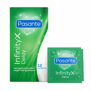 Pasante kondomy Infinity X Delay 12 ks