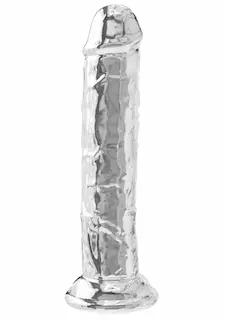 Průhledný Dong TPE 19 cm
