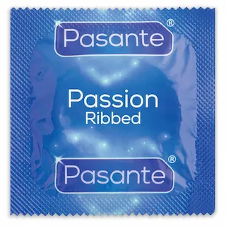 Pasante Ribbed condoms 144pcs