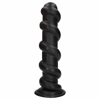 Ouch! Hole Driller – obří anální kolík (černý) – 31,5 cm