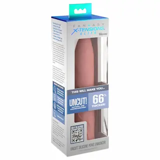 Fantasy X-Tensions Elite Uncut Silicone Penis Enhancer