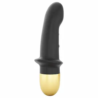 Dorcel Mini Lover 2.0 – nabíjecí, G-bod vibrátor (černý-zlatý)