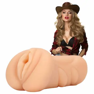 S-Line Cowgirl – realistická umělá vagína (tělová barva)