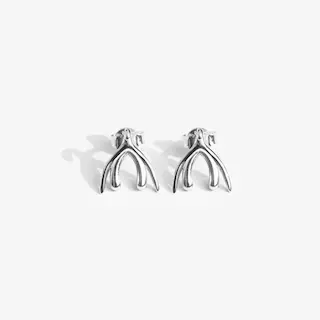 Biird Clitoris Earrings, stříbrné náušnice s klitorisem