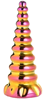 XR Brands – Twilight Rainbow Glass Dildo