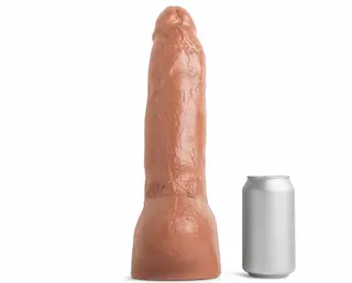 Mr. Hankey’s Toys @MrClementineXL XL, prémiové silikonové dildo s Vac-U-Lock 34,5 x 5,5–7,7 cm