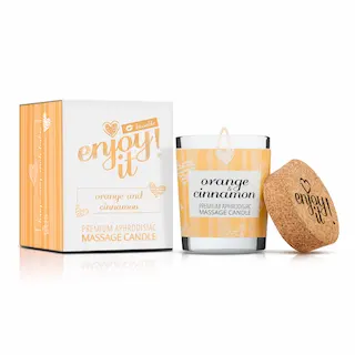 Masážní svíčka na tělo MAGNETIFICO – Enjoy it! Orange and cinnamon