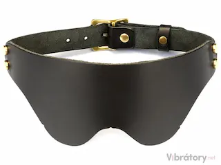 Kožená maska na oči Liebe Seele Samurai