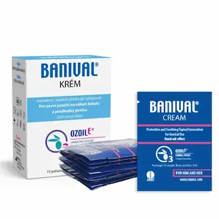 BANIVAL krém na záněty žaludu a předkožky penisu 10×3ml