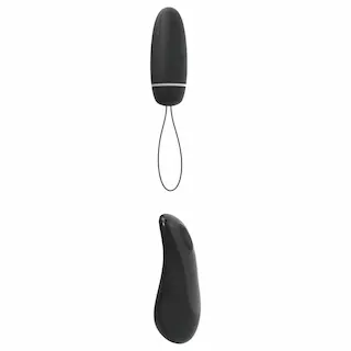 B SWISH Deluxe – nositelné rádiové vibrační vajíčko (černé)
