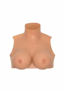 Crop top s prsními vložkami D košík