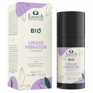 Intimateline Luxuria BIO – tekutý vibrační gel pro ženy (15 ml)