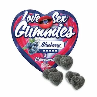Love Sex Gummies – Blueberry 6 ks (doplněk stravy)