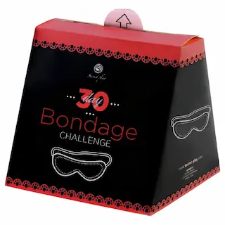 Secret Play 30denní Bondage Challenge – karetní hra s bondážní výzvou (anglicky, španělsky)